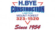 H Bye Construction