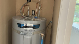 Hot water tank installation and replacement by Quarter-Turn Plumbing in Port Alberni. 